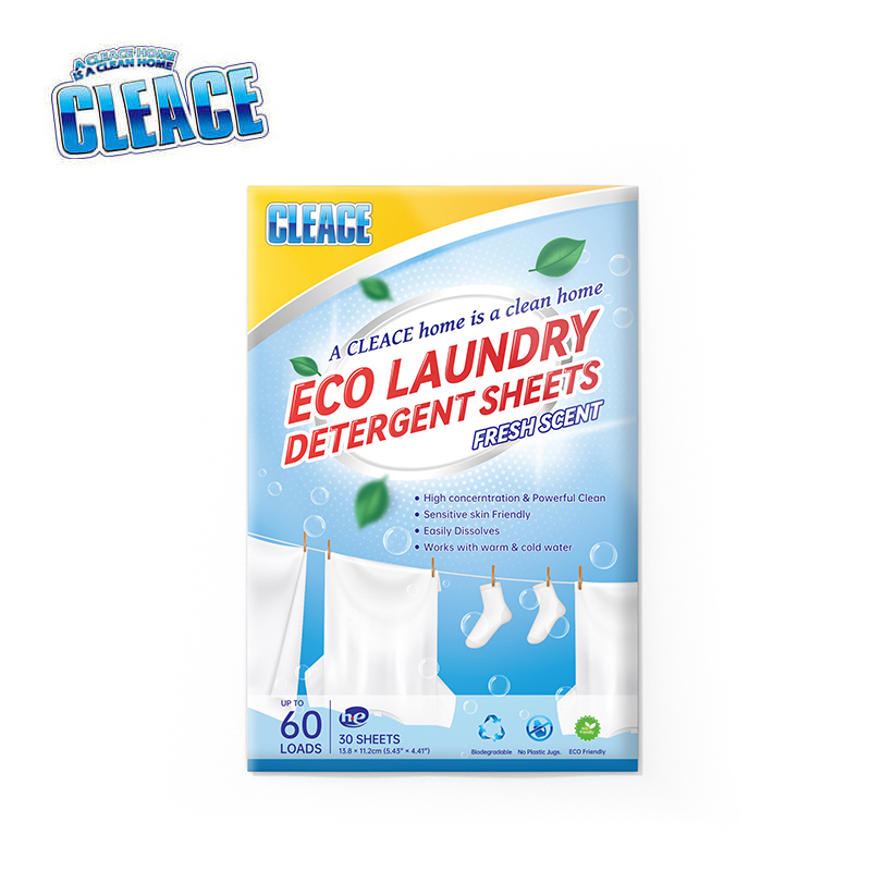 Eco Laundry Detegent Sheets CLEACE